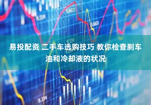 易投配资 二手车选购技巧 教你检查刹车油和冷却液的状况